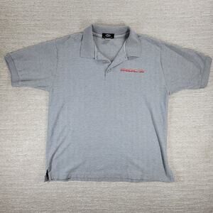 Vintage IROC-Z Polo Shirt Textured Gray USA Vantage XL 100% Cotton Camaro Logo